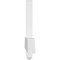 Ekena Millwork Eugene Architectural Grade PVC Gable Bracket, 96"W x 16"H x 2"D x 4"F, 4/12 Pitch GBP096X16X0204EUG00 - alternate 4